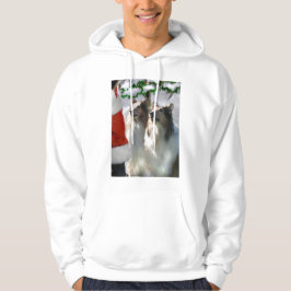 Sable Rough Collie-julklappar Sweatshirt