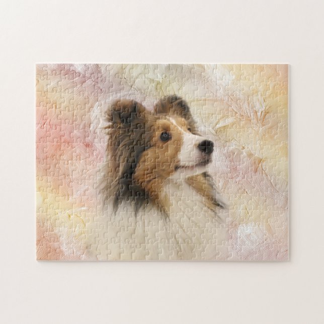 Sable Sheltie Pussel (Horisontell)