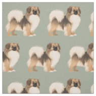 Sable Tibetansk Spansk Fabric Tyg