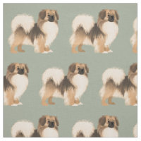 Sable Tibetansk Spansk Fabric