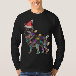 SABLE TYMAN SHEPHERD MED JULTOMTEN HAT CHRISTM T SHIRT