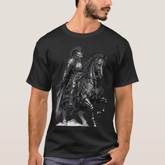 Sabnock Den bepansrade lejonmarkisen T Shirt (Framsida)
