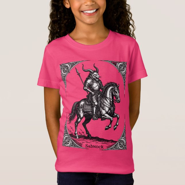 Sabnock Krigsfursten från Goetia T Shirt (Framsida)
