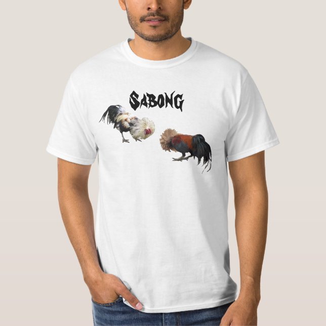 Sabong T-tröja Tee Shirt (Framsida)