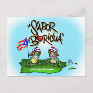Sabor Boricua ’Coqui’ vykort