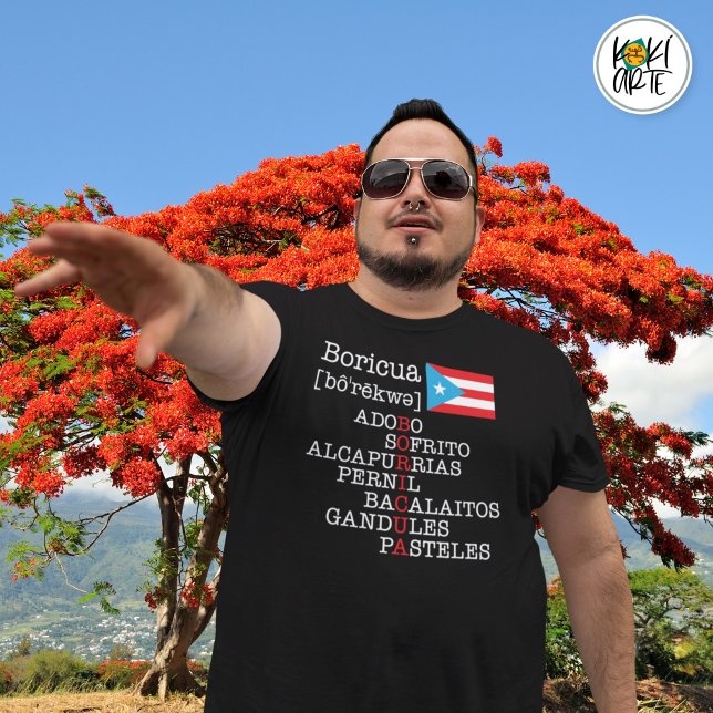 Sabor Boricua T Shirt (Skapare uppladdad)