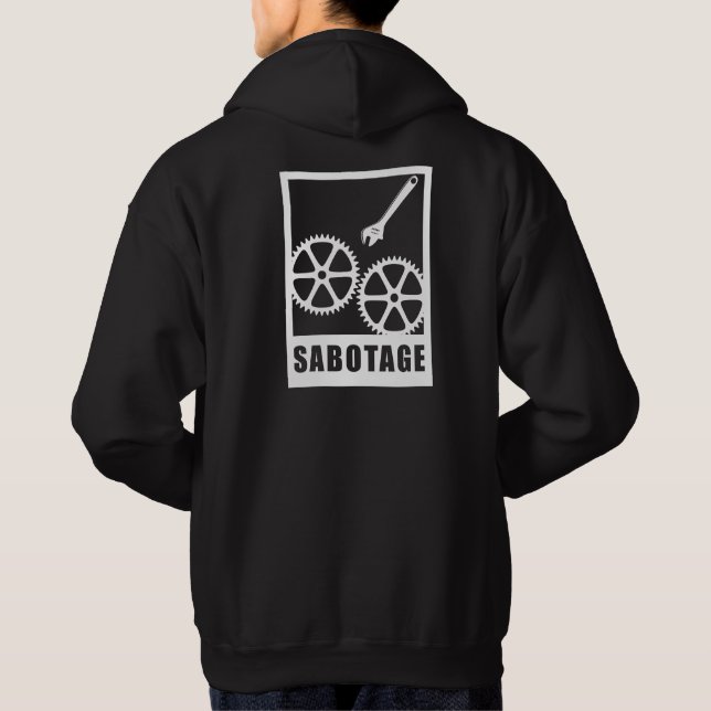 Sabotage Sweatshirt Med Luva (Baksida)