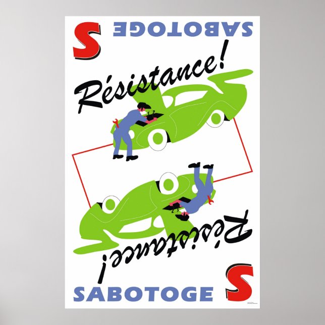 Sabotoge Poster (Framsidan)