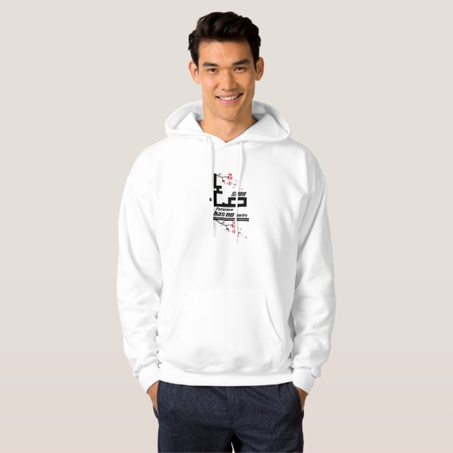 Sabr, patienten har inga gränser på arabiska Hoodi Hoodie (Hel framsida)