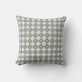 Sabre Gray Throw Pillow Kudde