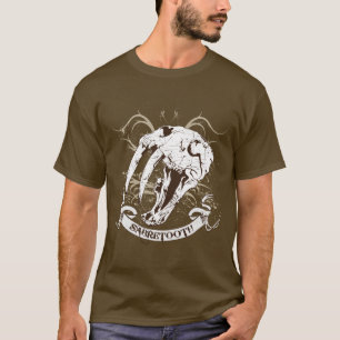 Sabretooth skalle Ver 1 T Shirt