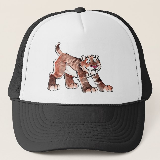 Sabretooth tigerhatt keps (Framsida)