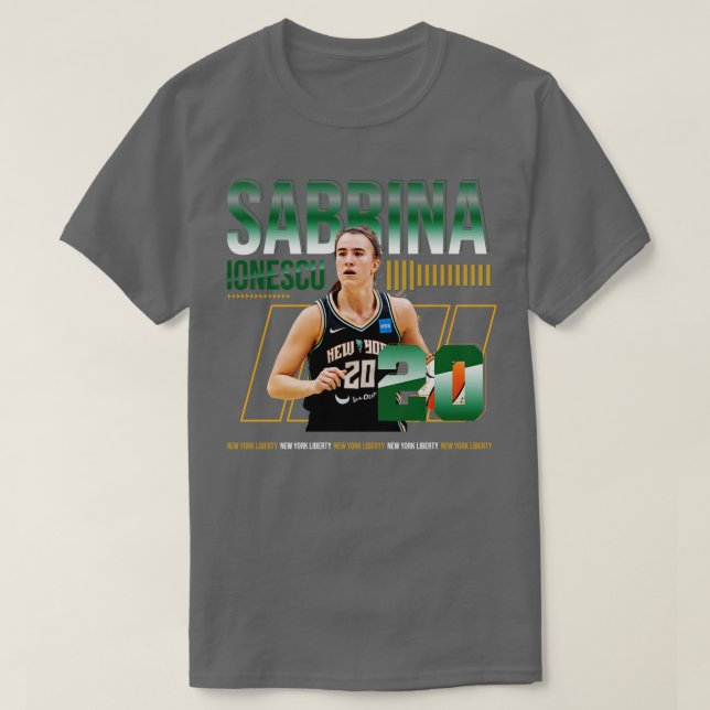 Sabrina Ionescu 1 T Shirt (Design framsida)