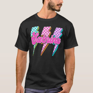 Sabrina Rutig Jag älskar Sabrina 80s Vintage vinta T Shirt