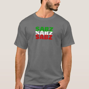 ’SABZ’ Iran Tricolor Flagga T-shirt