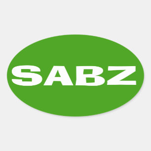 SABZ OVALT KLISTERMÄRKE