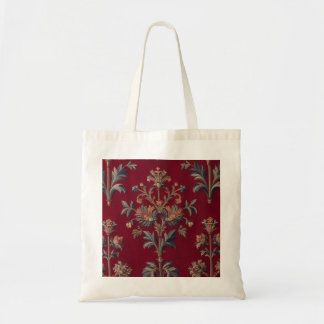 Sac broderie medievale fleurie en rouge bordeaux tygkasse