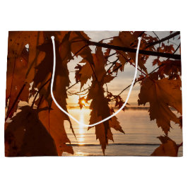 sac cadeau feuilles d'érable