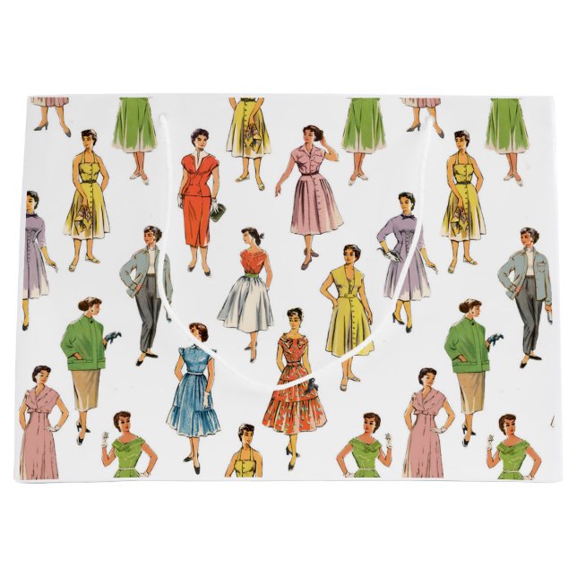 Sac Cadeau mode rétro 50 (Framsidan)