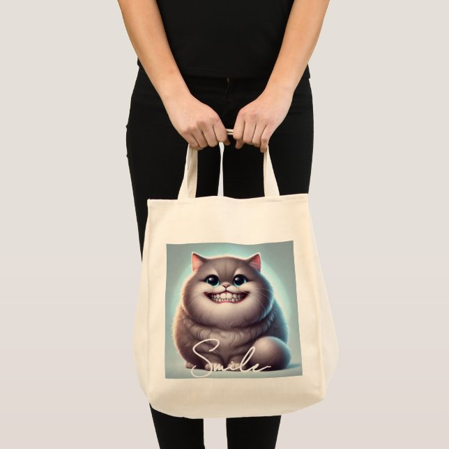 Sac chat “Me regarde pas“ Tygkasse (Framsida (produkt))