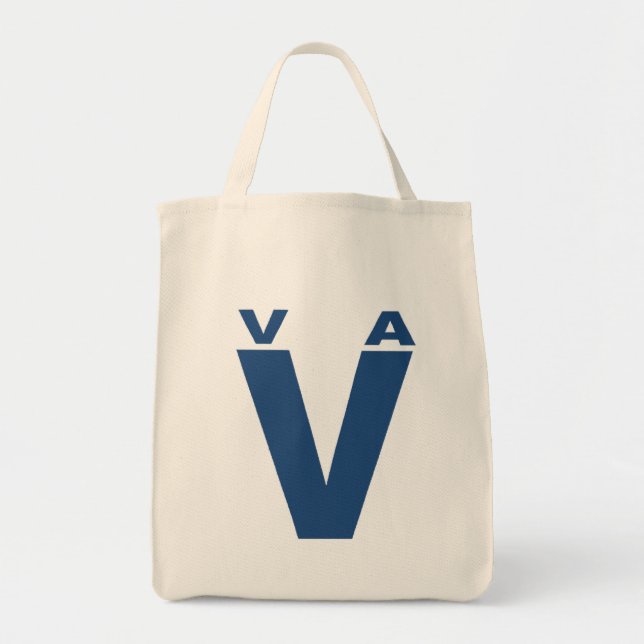 Sac fourre-tout Epicerie  VIRGINIA VICTORY Tygkasse (Framsidan)