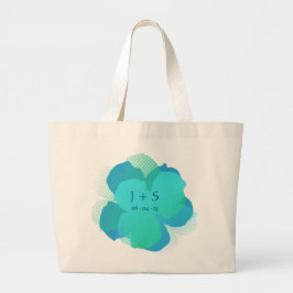 Sac Fourre-tout Jumbo Popflower Lagon Tygkasse