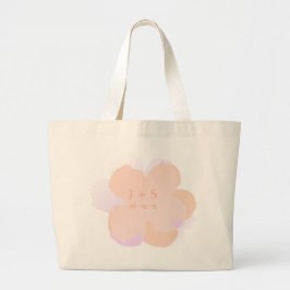 Sac Fourre-tout Jumbo Popflower rose poudré Jumbo Tygkasse