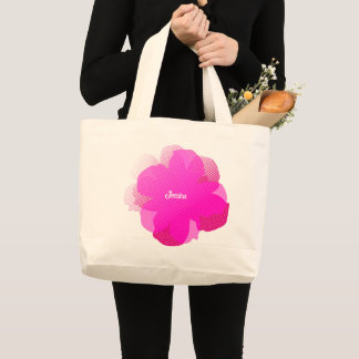 Sac Fourre-tout Jumbo Popflower Rose Shocking Tygkasse