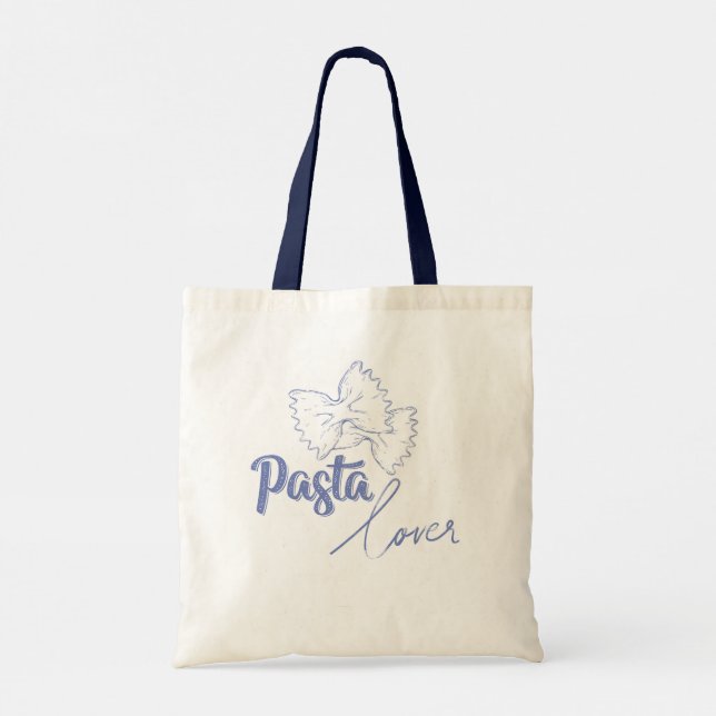 Sac fourre-tout - Pasta Lover – Accessoire foodie Tygkasse (Baksida)
