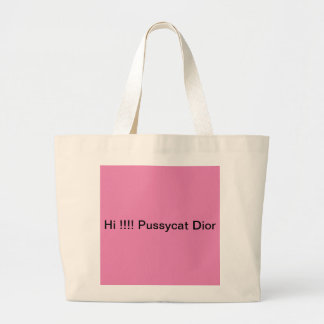 Sac fourre-tout Pussycat Dior Jumbo Tygkasse