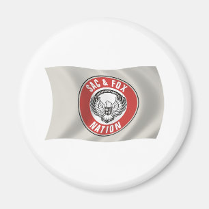 Sac & Fox Nation (Oklahoma) Flagga Magnet