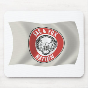 Sac & Fox Nation (Oklahoma) Flagga Musmatta