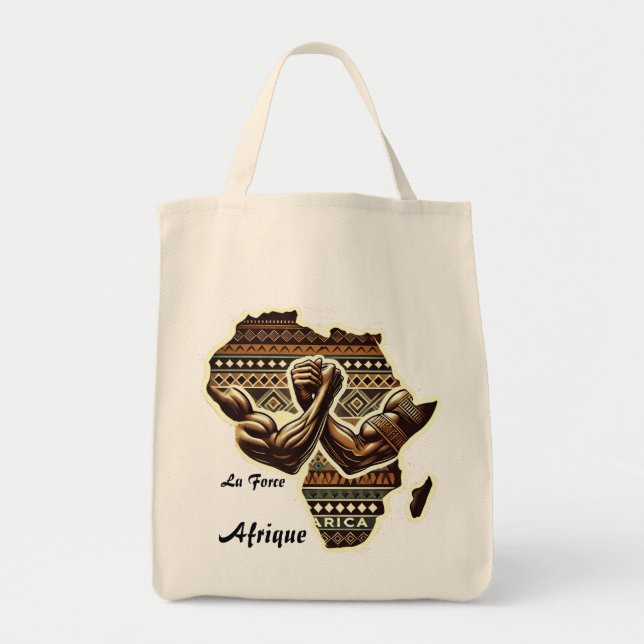 Sac Porte tout La Force Afrique Tygkasse (Framsidan)