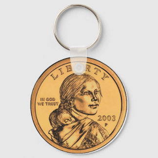 Sacagawea Dollar Nyckelring