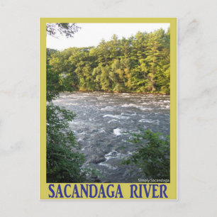 Sacandaga River Vykort