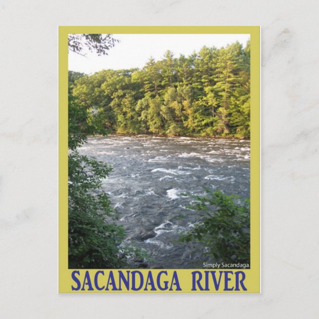 Sacandaga River Vykort (Framsida)