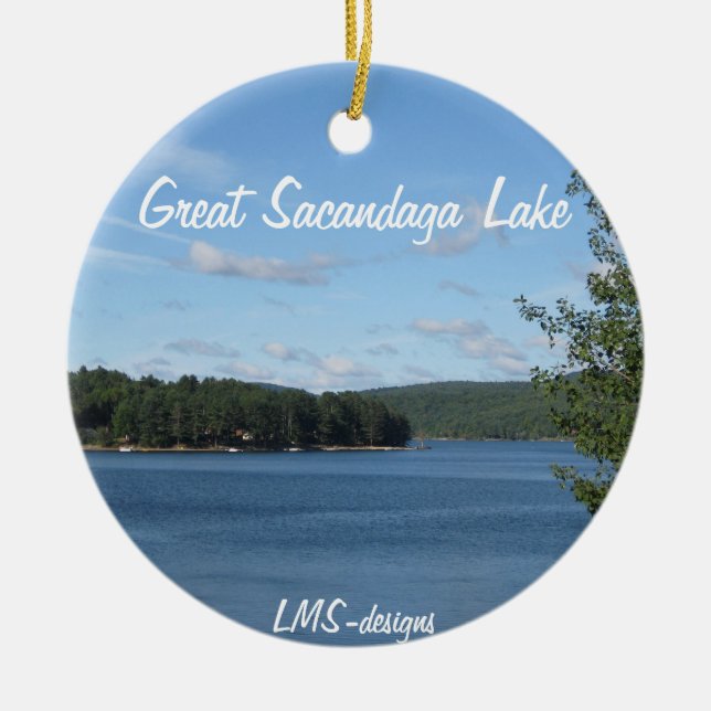 Sacandaga Serenityprydnad Julgransprydnad Keramik (Framsidan)