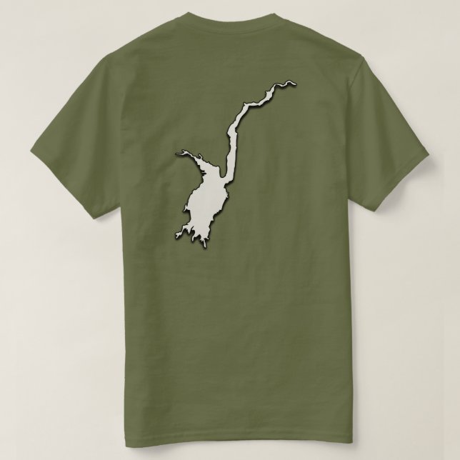 Sacandaga sjö t-shirt (Design baksida)