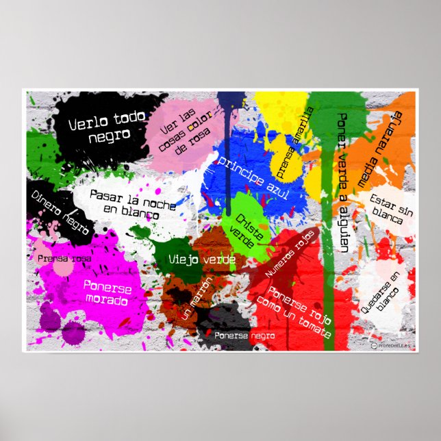 Sacándole los colores al español poster (Framsidan)