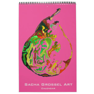 Sacha Grossel: "Vattfärg Modern Art Kalender" Kalender