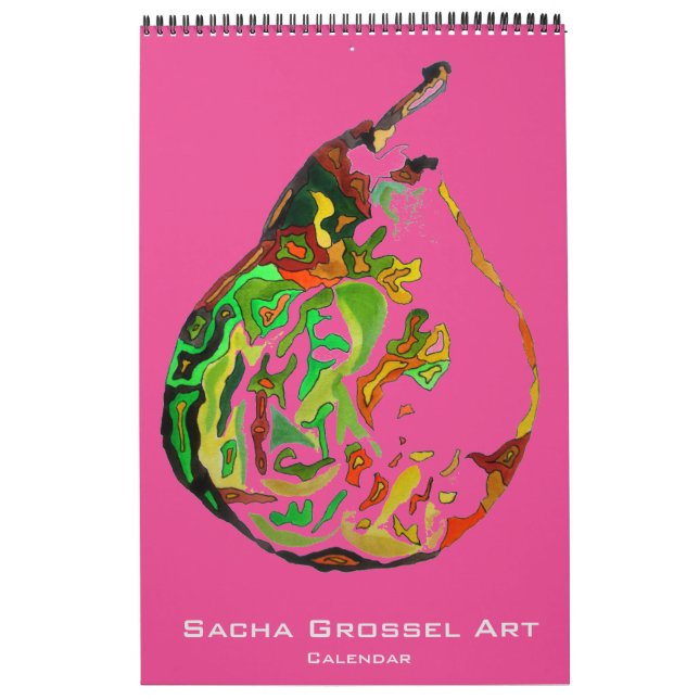 Sacha Grossel: "Vattfärg Modern Art Kalender" Kalender (Omslag)