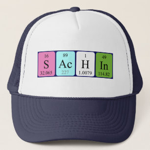 Sachin-hatt bord namn keps