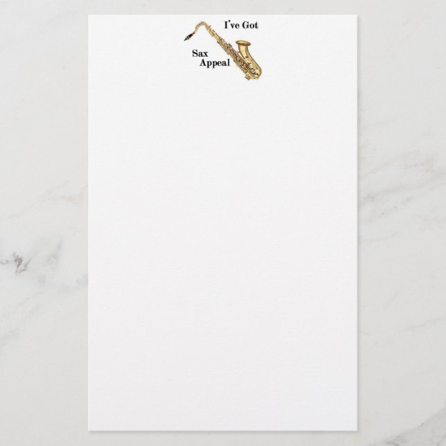 Sachophone Stationery Brevpapper (Framsida)