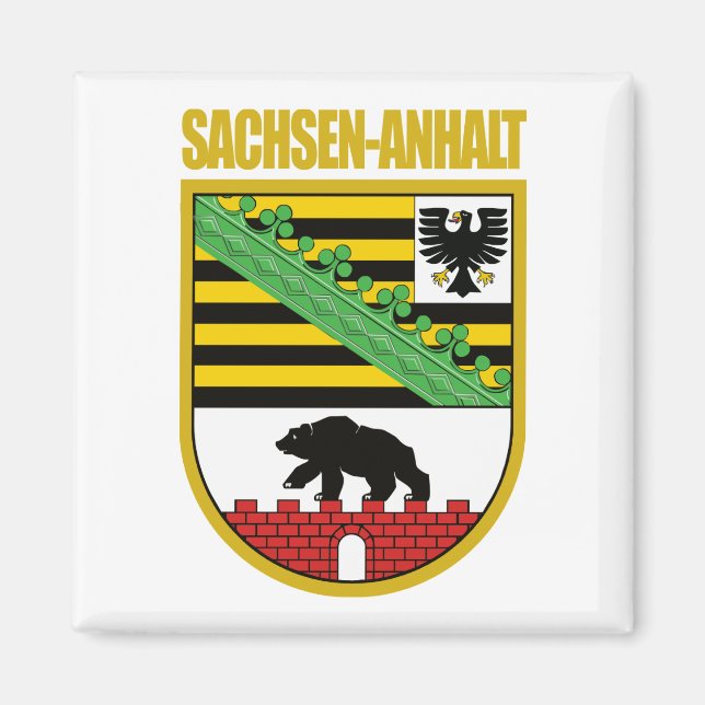 Sachsen-Anhalt Magnet (Framsidan)