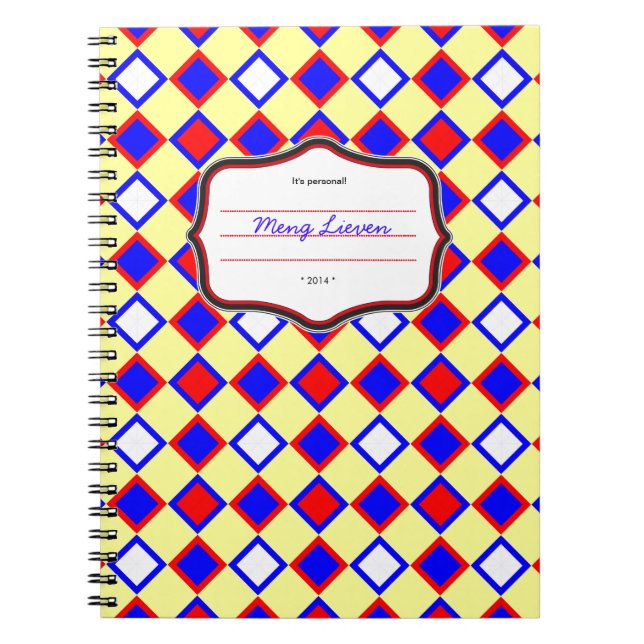 Sachsen Färg Anteckningsbok Med Spiral (Framsidan)