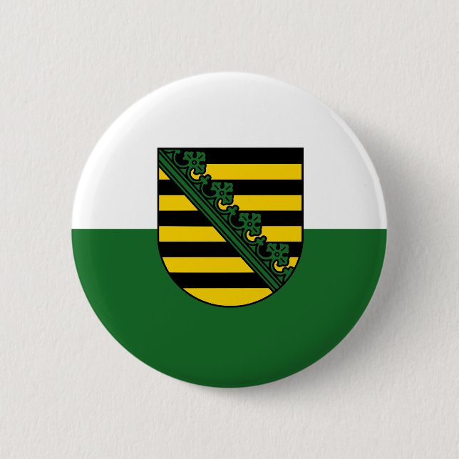 Sachsen-flagga Knapp (Framsida)