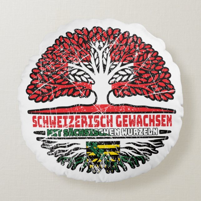 Sachsen Sächsisch Schweizer Schweiz Baum Wurzel Rund Kudde (Framsidan)