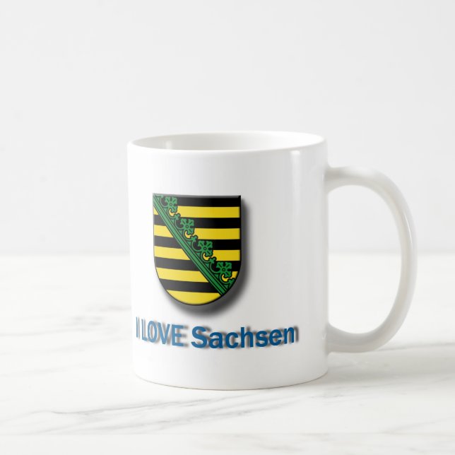Sachsen Tasse Kaffemugg (Höger)