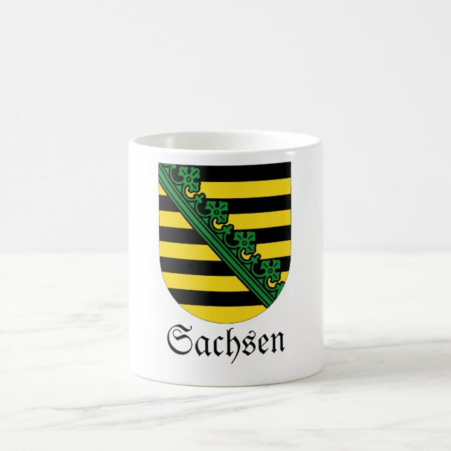 Sachsen Wappen vapensköld Kaffemugg (Center)