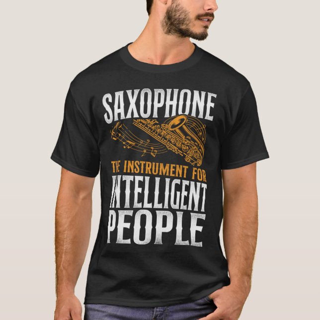 Sachsofon, instrumentet för intelligent t shirt (Framsida)